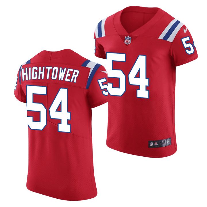 Men New England Patriots #54 Hightower Nike Red Vapor Elite NFL Jersey